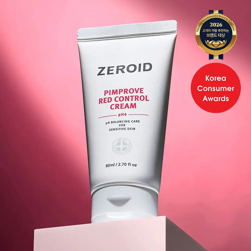 [트러블 피부 추천/약산성 장벽 케어] 제로이드 핌프로브 레드 컨트롤 크림 pH4 80ml